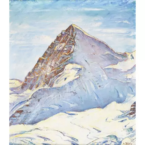 "Rothalhorn vom Jungfraujoch gesehen"