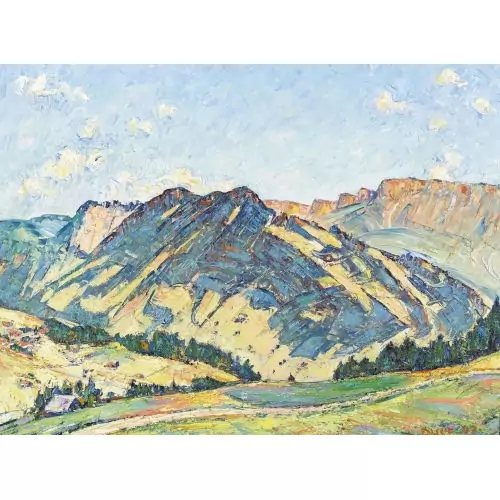 Lichte Voralpenlandschaft