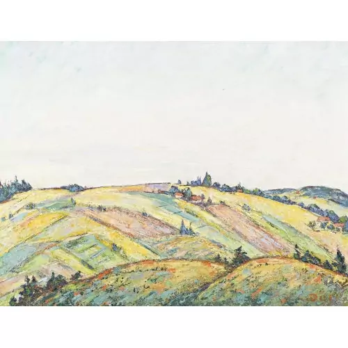 Hügelige Landschaft