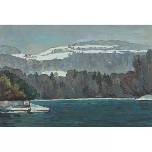 Winterliche Seelandschaft