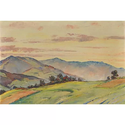 Hügelige Herbstlandschaft