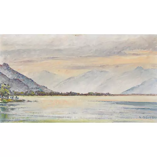 Thunersee im Dunst