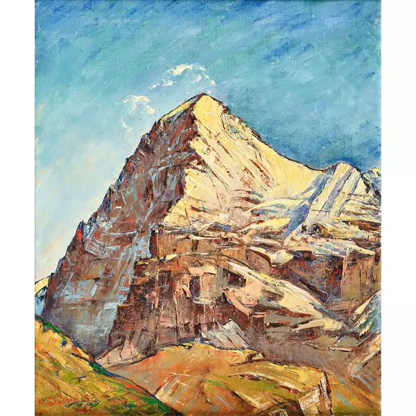 "Eiger von Wengernalp gesehen"