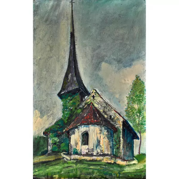 Kirche auf einer Anhöhe