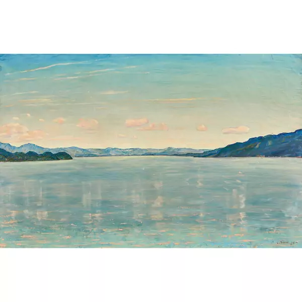 Der Thunersee von Leissigen aus gesehen