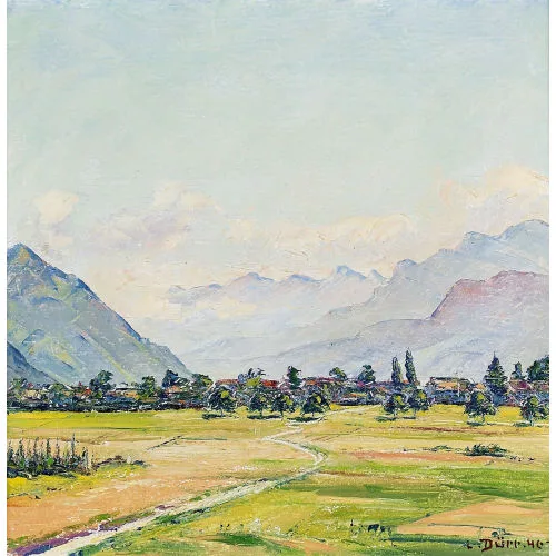 Louis Dürr — "Morgenstimmung bei Nidwalden".