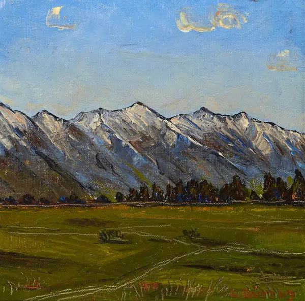 Blick auf die Berge