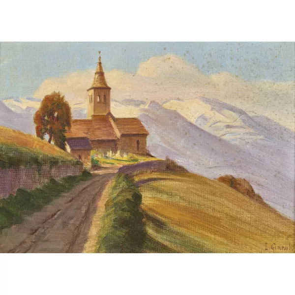 Louis Gianoli — "Chapelle à Vex - Val d'Hérens".