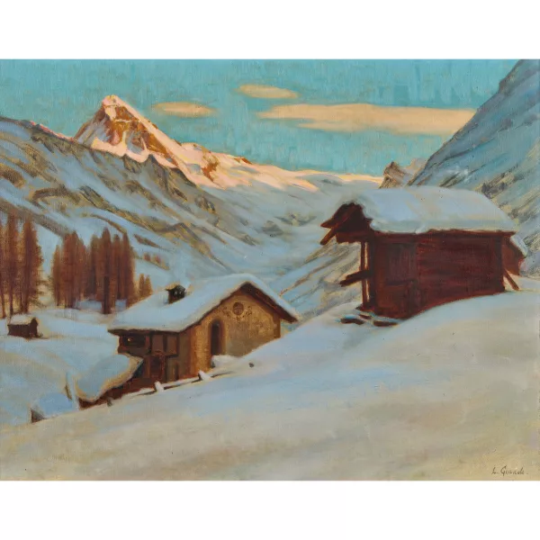 Louis Gianoli — "Val Ferpècle en Hiver".