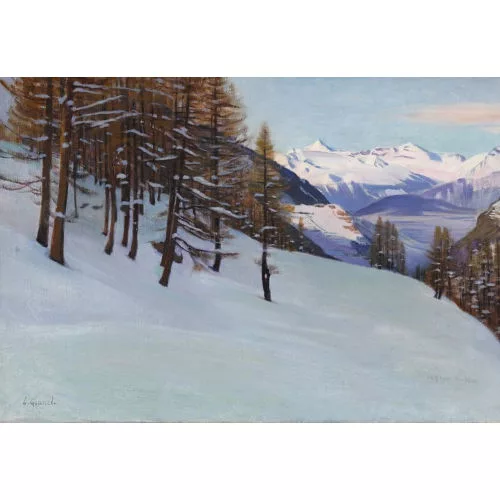 Louis Gianoli — Winterliche Berglandschaft.