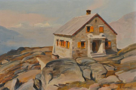 Vue de la cabane Bordier