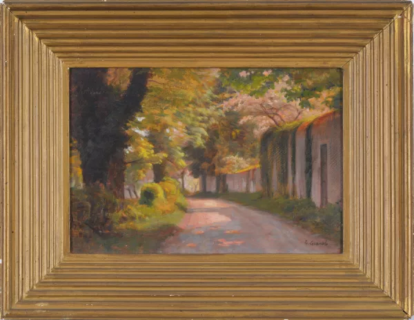 Louis Gianoli — Louis Camille Gianoli (1868-1957), Chemin à Sierre,