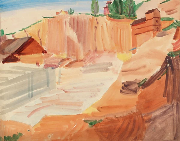 Louis Moilliet — Kiesgrube II, 1934