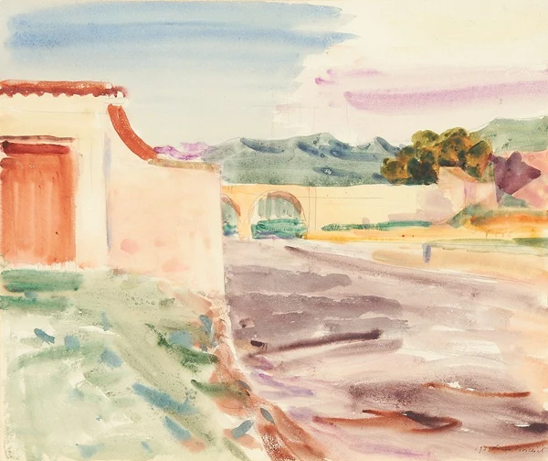 Louis Moilliet — Almuñécar, Sierra Nevada, 1933