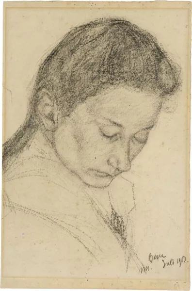 Louis Moilliet — Mädchenkopf