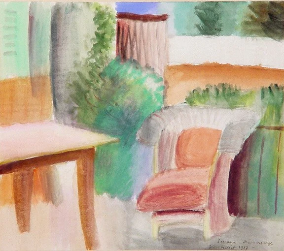Louis Moilliet — Terrasse Diemerswyl, 1917