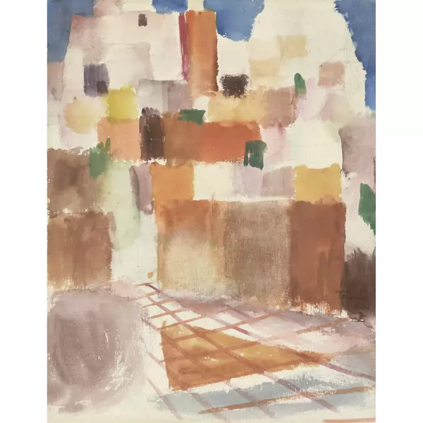 Louis Moilliet — Häuserviertel in Rabat II — Galerie Kornfeld