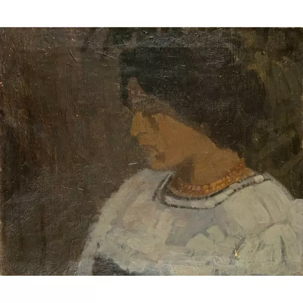 Louis Moilliet — Marietta (Brustbildnis einer jungen Frau) — Galerie Kornfeld