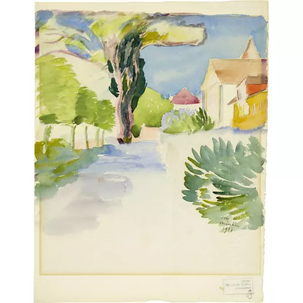 Louis Moilliet — In Murten — Galerie Kornfeld