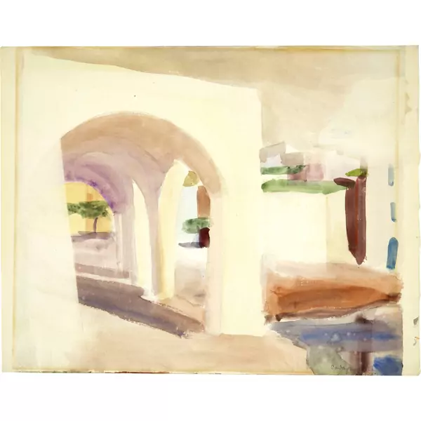 Louis Moilliet — Puerto de la Selva de Mar, Nordspanien II — Galerie Kornfeld