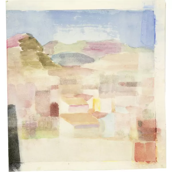 Louis Moilliet — Dächer von Andraitx VI — Galerie Kornfeld