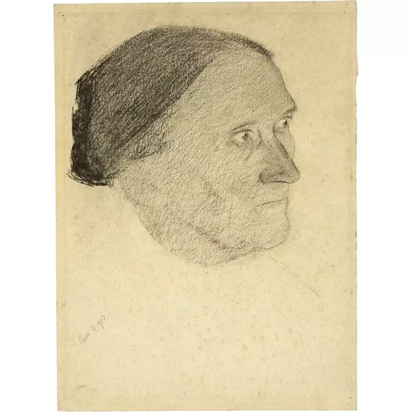 Louis Moilliet — Bildnis Frau Moilliet - Die Mutter des Künstlers — Galerie Kornfeld