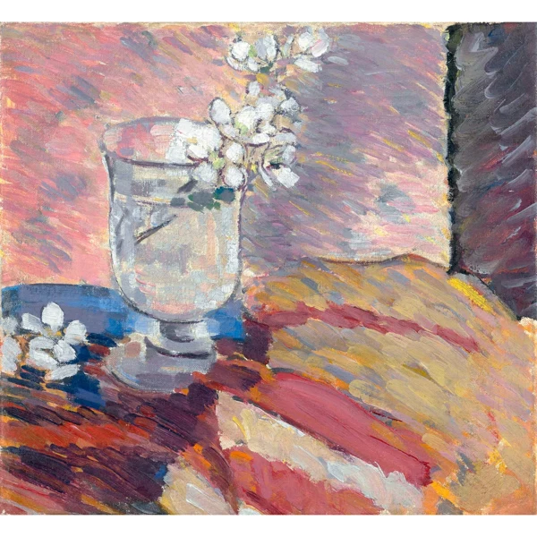 Louis Moilliet — BLÜTENZWEIGE IN EINEM GLAS BLOSSOM BRANCH IN A GLASS