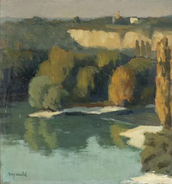 Louis-Paul Nyauld (1912-1999), "L'île de l'Arve" — DognyAuction