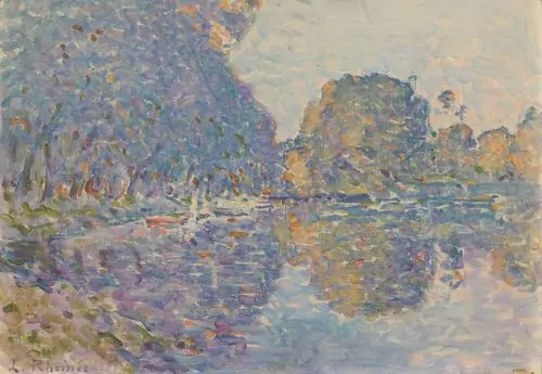 LOUIS RHEINER — Am Ufer des Thunersees. Um 1904. — Koller Auktionen