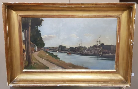 Paysage fluvial en Île-de-France