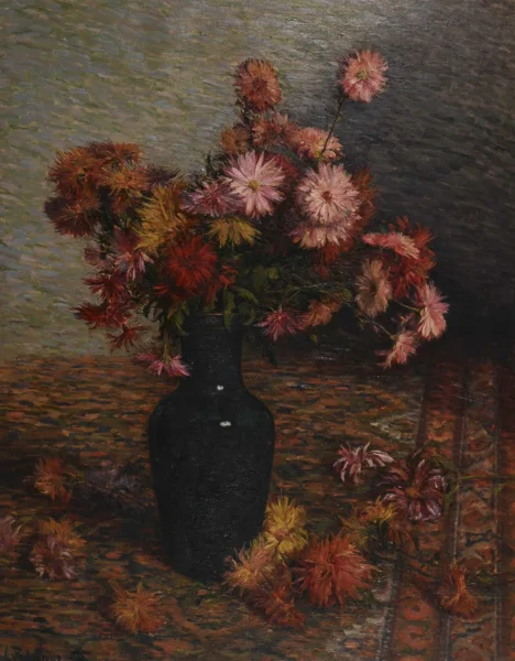 Louis Rheiner — Blumenstillleben, 1890