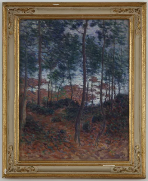 Louis Rheiner — Louis Rheiner (1863-1924), \Arbres au bord de