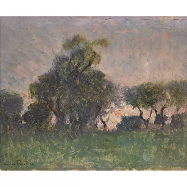 "Oliviers au Couchant"