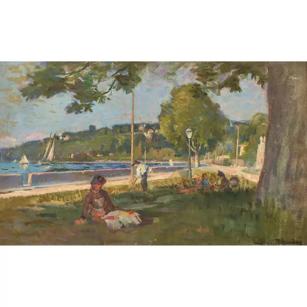 "Le Vieux Plongeon (près Genève)"