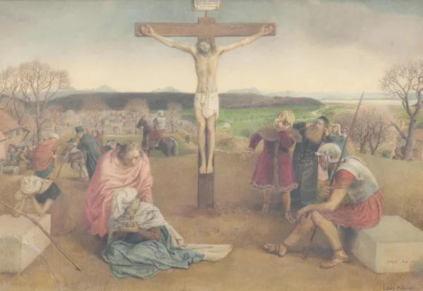 Louis Rivier — Crucifixion - Marc XV.37