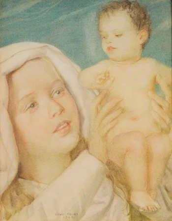 Portrait d'une mère et de son enfant