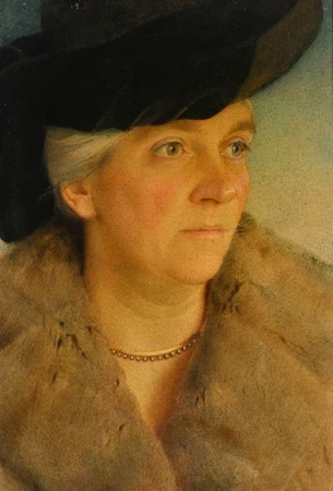 Portrait de la femme de l'artiste