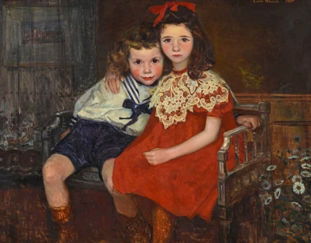 Portrait de Geneviève et Pierre Rivier