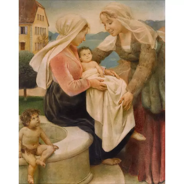 Maria mit Jesuskind, Elisabeth und Johannesknabe