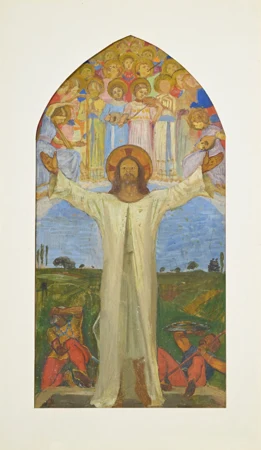 La Résurrection du Christ et chœur d'anges