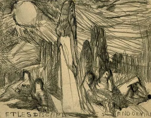 LOUIS SOUTTER — Teils Tusche, teils Bleistift auf Papier. — Koller Auktionen