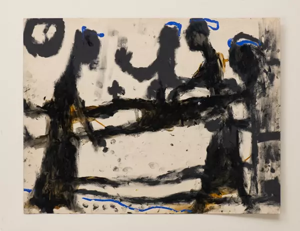 Louis SOUTTER (1871-1942), "Veillée mortuaire", Encre noire et gouache — DognyAuction