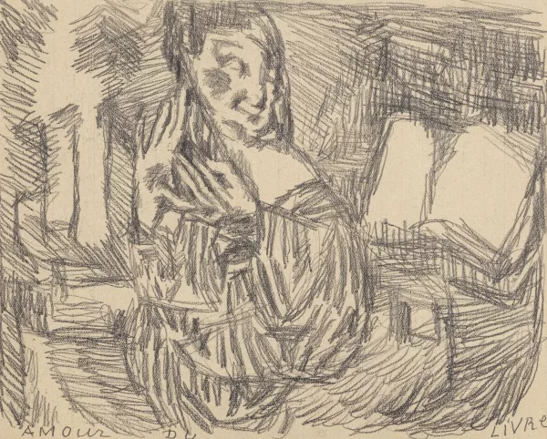 Louis Soutter — "Amour du livre",