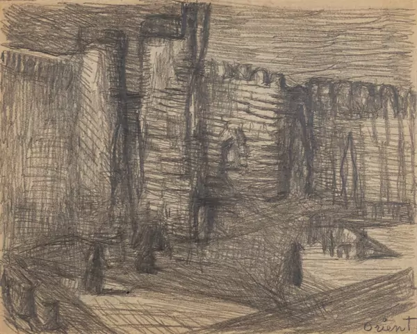 Louis SOUTTER (1871-1942), "Orient" et "Cul de Jatte", dessin au crayon — DognyAuction