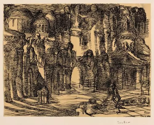 LOUIS SOUTTER — Cour païenne. — Koller Auktionen