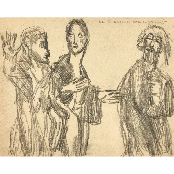 Louis Soutter — "Le Sauveur enseignant".