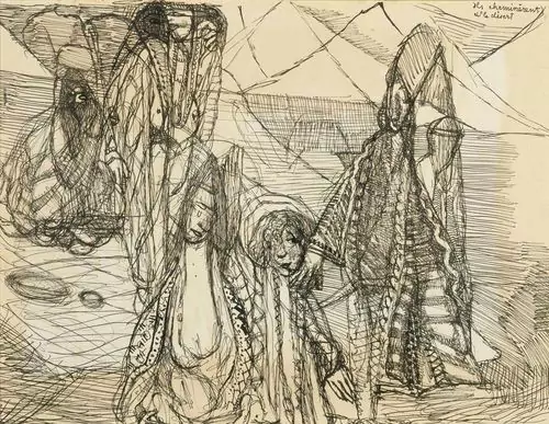 LOUIS SOUTTER — Ils cheminérent de la désert. — Koller Auktionen