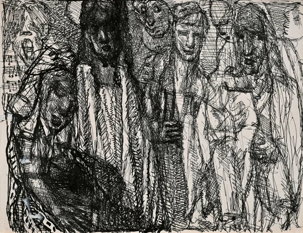 Louis Soutter — Les croyants