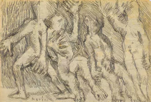 LOUIS SOUTTER — Matin. Verso: Tours et créneaux. — Koller Auktionen