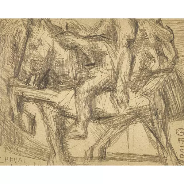 "Cheval et cavalier"